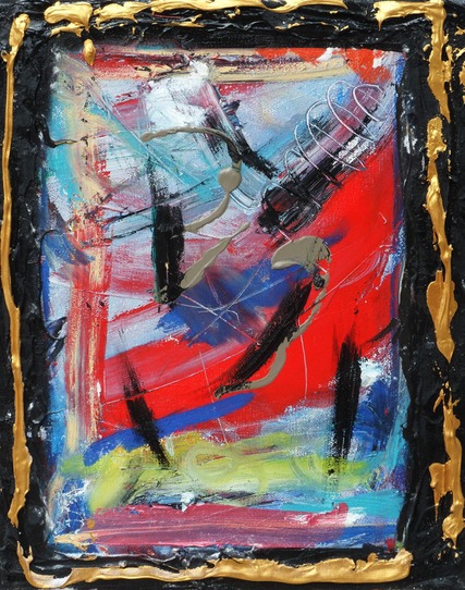 black gold blue red sm