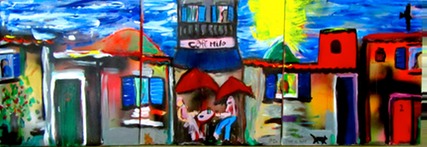 Cafe Milo Triptych small