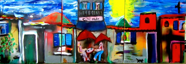 Cafe Milo Triptych small