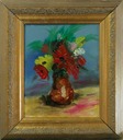 flowers in gold frame smal