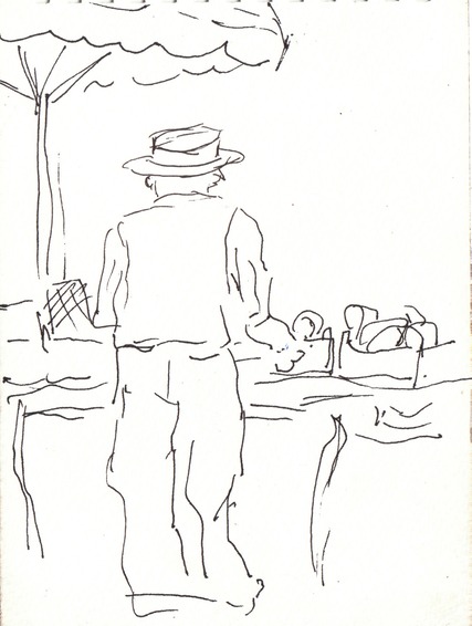 fruit and veg stand ganges